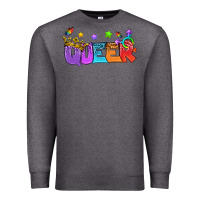 Charcoal Heather Western Queer LGBTQ+ Premium Sweatshirt - BundleAndBundleShop