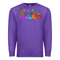 Purple Western Queer LGBTQ+ Premium Sweatshirt - BundleAndBundleShop