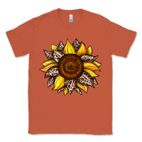 Copper sunflower leopard Classic Tee - JahusDesignShop
