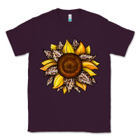 Plum sunflower leopard Classic Tee - JahusDesignShop