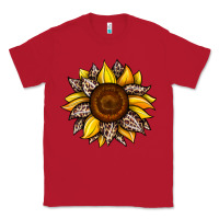 Red sunflower leopard Classic Tee - JahusDesignShop