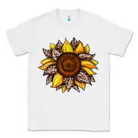 White sunflower leopard Classic Tee - JahusDesignShop