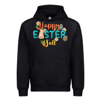 Black Happy Easter y'all Easter Day Urban Hoodie - HowdyJamesFarm