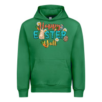 Emerald Happy Easter y'all Easter Day Urban Hoodie - HowdyJamesFarm