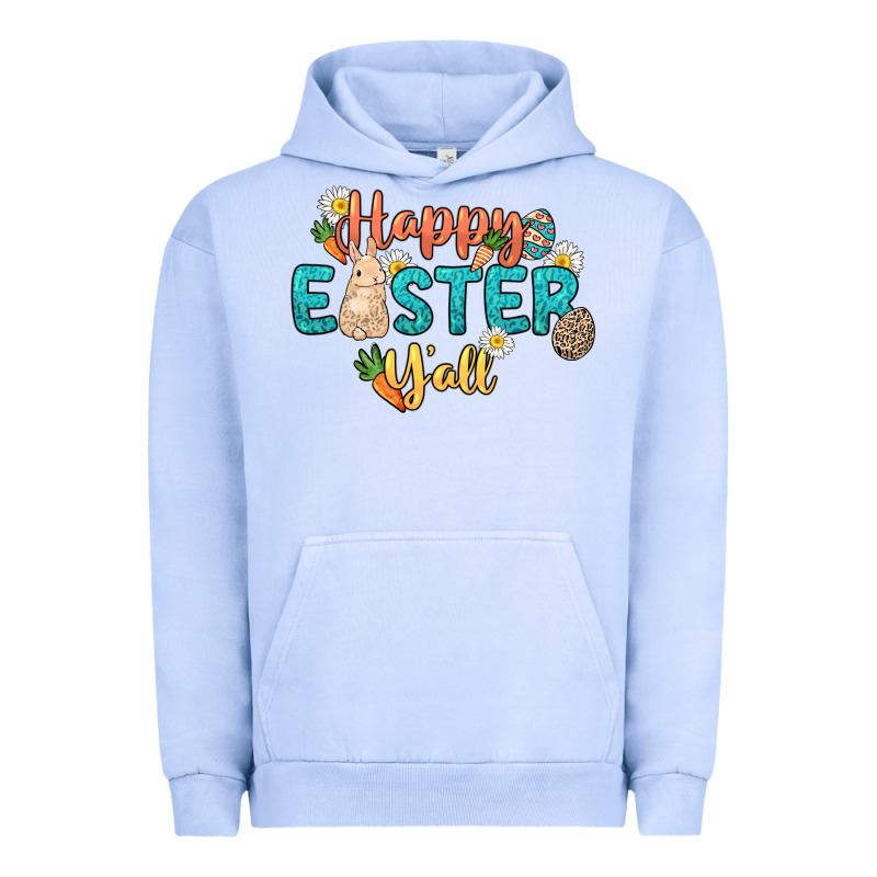Happy Easter Y'all Easter Day Urban Hoodie by HowdyJamesFarm | Teevron