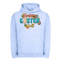 Pigment Grape Ice Happy Easter y'all Easter Day Urban Hoodie - HowdyJamesFarm