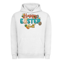 Pigment Lunar Rock Happy Easter y'all Easter Day Urban Hoodie - HowdyJamesFarm