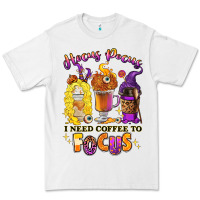 White Hocus pocus i need coffee to focus Premium Tee - RanaPortraitStore