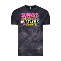 Cloud Black support local hustlers and dreamers Vintage Tee - JahusDesignShop