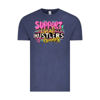 Vintage Denim support local hustlers and dreamers Vintage Tee - JahusDesignShop