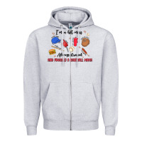 Heather Grey i'm a hot mess,always stressed,and proudly a baseb Zipper Hoodie - MaliasSmallBusiness