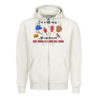 Oatmeal Heather i'm a hot mess,always stressed,and proudly a baseb Zipper Hoodie - MaliasSmallBusiness