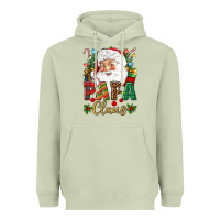 Matcha Papa Claus Christmas Heavyweight Hoodie - NancyCooperArtShop