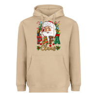Mushroom Papa Claus Christmas Heavyweight Hoodie - NancyCooperArtShop