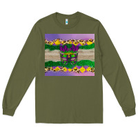 Army Green mardi gras mask Long Sleeve Tee - AdoDesignShop