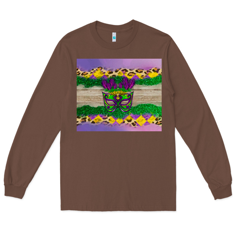 Mardi Gras Mask Long Sleeve Tee by AdoDesignShop | Teevron