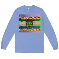 Colony Blue mardi gras mask Long Sleeve Tee - AdoDesignShop