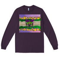 Plum mardi gras mask Long Sleeve Tee - AdoDesignShop