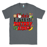 Charcoal Heather santas favorite dietary aide Classic Tee - LillyAllenDesigns
