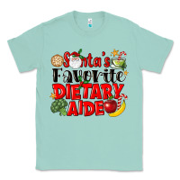 Seafoam santas favorite dietary aide Classic Tee - LillyAllenDesigns