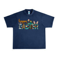 Navy western happy easter Urban Heavy Tee - AdoDesignShop