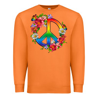 Carrot Peace Pride LGBTQ+ And Flowers Premium Sweatshirt - BundleAndBundleShop
