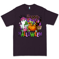 Plum Happy Halloween Premium Tee - RanaPortraitStore