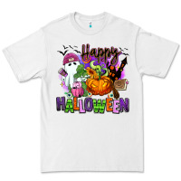 White Happy Halloween Premium Tee - RanaPortraitStore