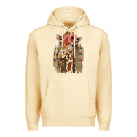 Pina Colada Giraffe with Floral Premium Hoodie - Bettercallsaul