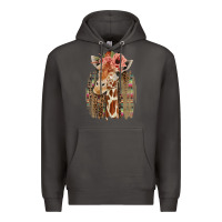 Smoke Giraffe with Floral Premium Hoodie - Bettercallsaul