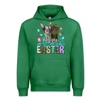 Emerald Happy Easter Heifers Easter Day Urban Hoodie - HowdyJamesFarm