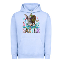 Pigment Grape Ice Happy Easter Heifers Easter Day Urban Hoodie - HowdyJamesFarm