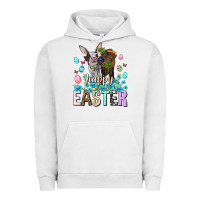 Pigment Lunar Rock Happy Easter Heifers Easter Day Urban Hoodie - HowdyJamesFarm