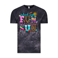 Cloud Black school was  fun but its time for some  sun Vintage Tee - AdoDesignShop