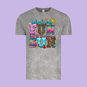 School Was  Fun But Its Time For Some  Sun Vintage Tee Designed By Adodesignshop