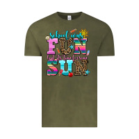 Vintage Olive school was  fun but its time for some  sun Vintage Tee - AdoDesignShop