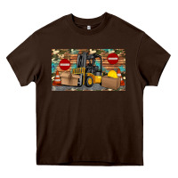 Chocolate Brown forklift sippy Heavy Core Tee - Artiststas