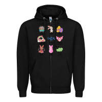 Black gos says ı am easter Zipper Hoodie - MaliasSmallBusiness