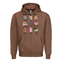 Chestnut gos says ı am easter Zipper Hoodie - MaliasSmallBusiness