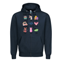 Navy gos says ı am easter Zipper Hoodie - MaliasSmallBusiness