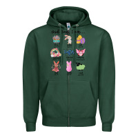 Sports Green gos says ı am easter Zipper Hoodie - MaliasSmallBusiness