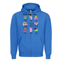 True Royal gos says ı am easter Zipper Hoodie - MaliasSmallBusiness