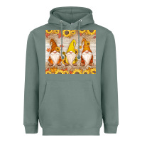 Sage Thankful Gnomes Heavyweight Hoodie - MaliasSmallBusiness