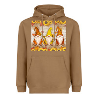 Toasted Coconut Thankful Gnomes Heavyweight Hoodie - MaliasSmallBusiness