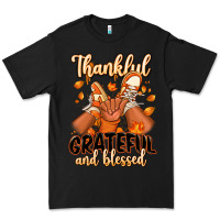 Black Thankful grateful and Blessed black boy sneakers Premium Tee - RanaPortraitStore