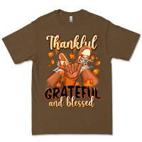 Cacao Thankful grateful and Blessed black boy sneakers Premium Tee - RanaPortraitStore