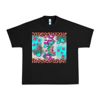 Black auntie leopard turquoise Urban Heavy Tee - JahusDesignShop