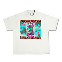 Pistachio auntie leopard turquoise Urban Heavy Tee - JahusDesignShop