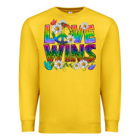 Lemon Pride LGBTQ+ Love Wins Premium Sweatshirt - BundleAndBundleShop