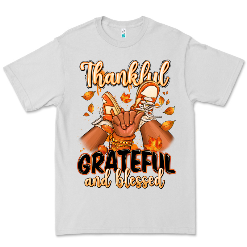 Thankful Grateful And Blessed Black Baby Girl Premium Tee by RanaPortraitStore | Teevron